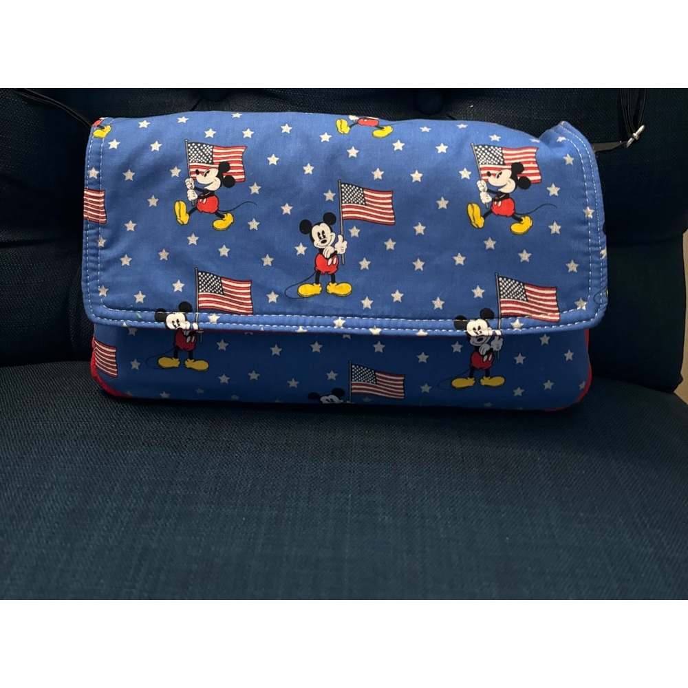 Disney Mickey Mouse Patriotic Custom Made Purse -… - image 1